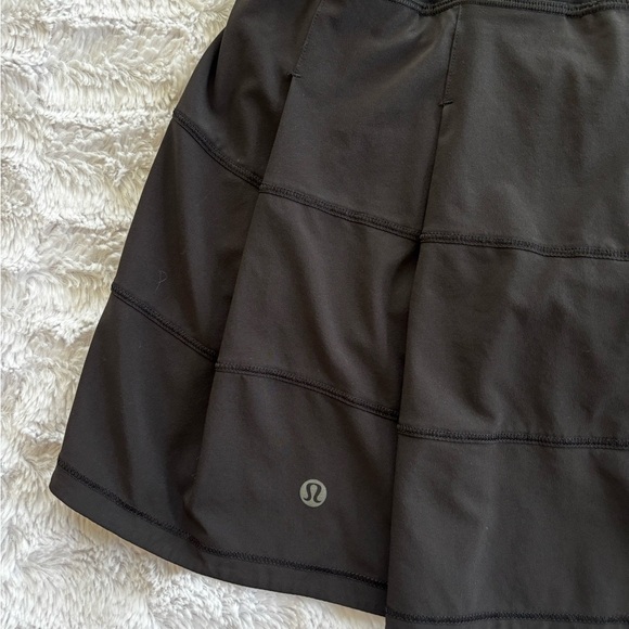 Lululemon Pace Rival Black Tennis Skirt - Picture 7 of 9